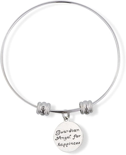 EPJ Guardian Angel for Happiness Fancy Charm Bangle