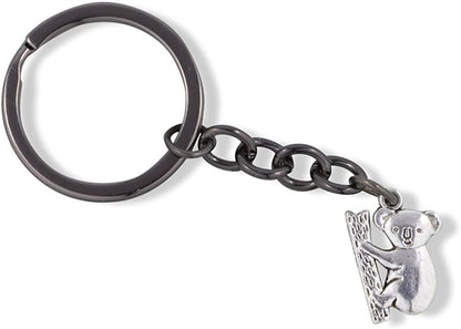 Koala Keychain | Koala of Australia Keychain or Koala Key Chain that make Perfect Koala Items to Give or Koala Party Favors for Friends Men or Women or Fans of a Koala Bear Jewelry