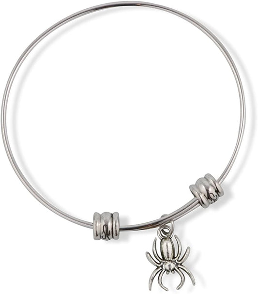 Spider Fancy Charm Bangle