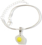 Egg Jewelry | Fried Egg Sunny Side Up Stainless Steel Snake Chain Charm Bracelet