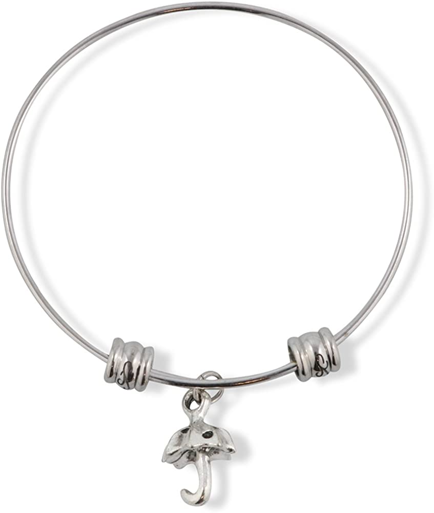 Mushroom with Dots Fancy Charm Bangle