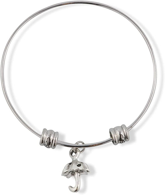 Mushroom with Dots Fancy Charm Bangle