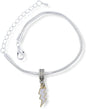 Emerald Park Jewelry Lightning Bolt Bracelet | Stainless Steel Snake Chain Charm Bracelet