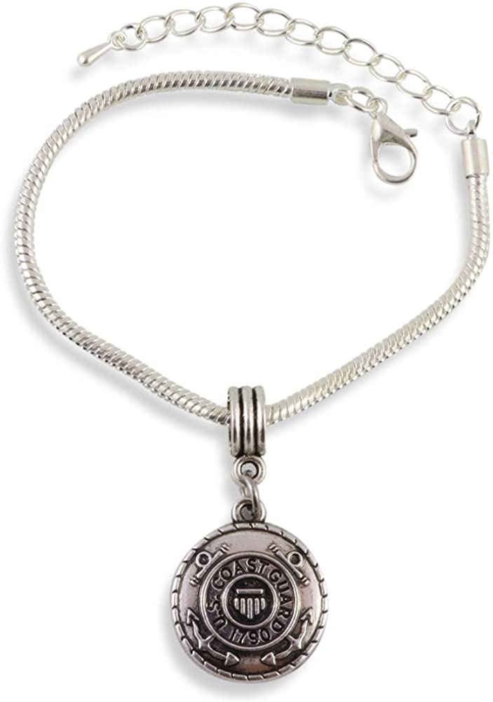 Coast Guard Bracelet | 1790 Stainless Steel Snake Chain