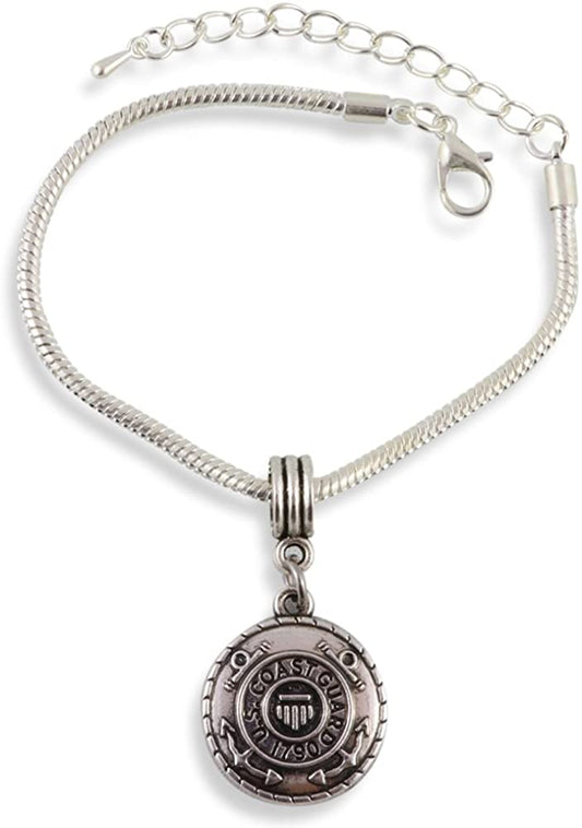 Coast Guard Bracelet | 1790 Stainless Steel Snake Chain