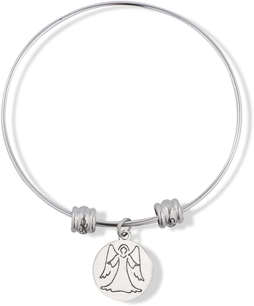 EPJ Guardian Angel for Happiness Fancy Charm Bangle