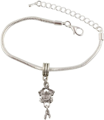 Emerald Park Jewelry Cuckoo Clock Snake Chain Charm Bracelet