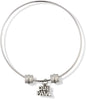 EPJ Que Pasa Text Fancy Charm Bangle
