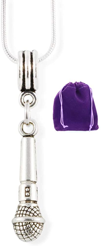 Microphone Necklace | Snake Chain Necklace