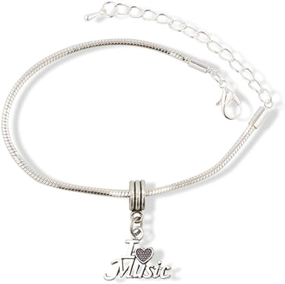 EPJ I Love Music Heart Bracelet