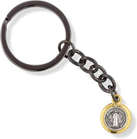 EPJ Catholic Gifts Saint St Benedict Medal San Benito Religious Jewelry Keychain for Women Keychain Gifts Catholic Keychain for Women Men Boys and Girls