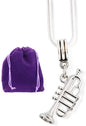 Trumpet Jewelry | Trumpet Charm on a Trumpet Necklace for Women These are Great Trumpet Gifts for Women and Trumpet Jewelry for Men A Nice His and Her Music Necklace for a Friend or Relative