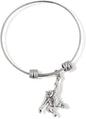 Emerald Park Jewelry Monkey Hanging by One Arm Fancy Charm Bangle