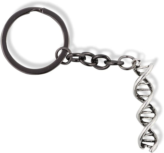 Emerald Park Jewelry DNA Charm Keychain