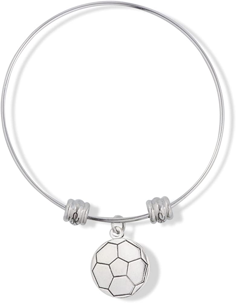 EPJ Soccer Football Sports Ball Fancy Charm Bangle