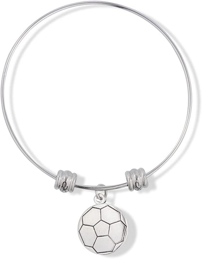 EPJ Soccer Football Sports Ball Fancy Charm Bangle
