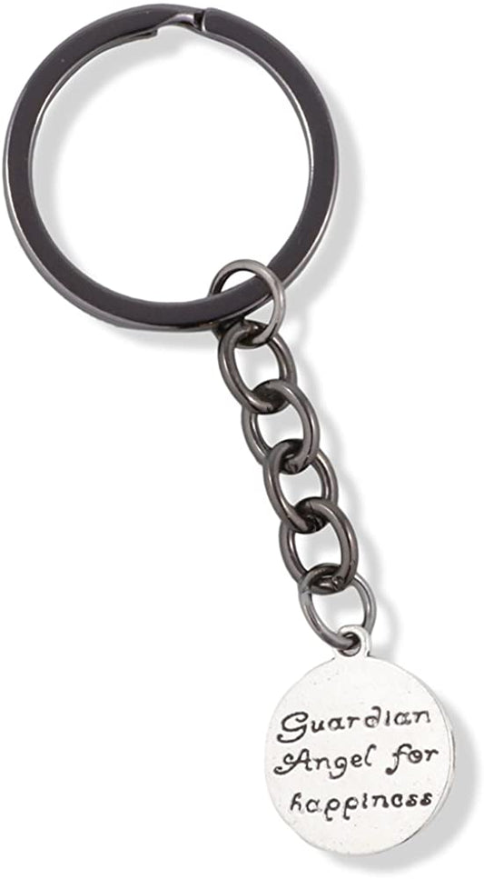EPJ Guardian Angel for Happiness Charm Keychain