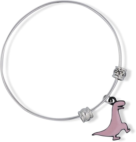 Dinosaur Gifts Bracelet Bangle Jewelry Jewlry TRex T Rex Tyrannosaurus Tyrannosaur Teranosaurus Dinosaur Bracelet Accessories Stuff Gift for Kids Men Women Boys Girls Decor Prehistoric Creature