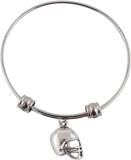 Emerald Park Jewelry Football Helmet Fancy Bangle