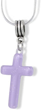 Emerald Park Jewelry Cross Plastic Charm Snake Chain Necklace