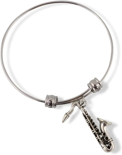Emerald Park Jewelry Saxophone Fancy Bangle