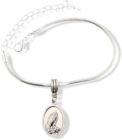 Saint Martha Bracelet | Snake Chain Charm Bracelet