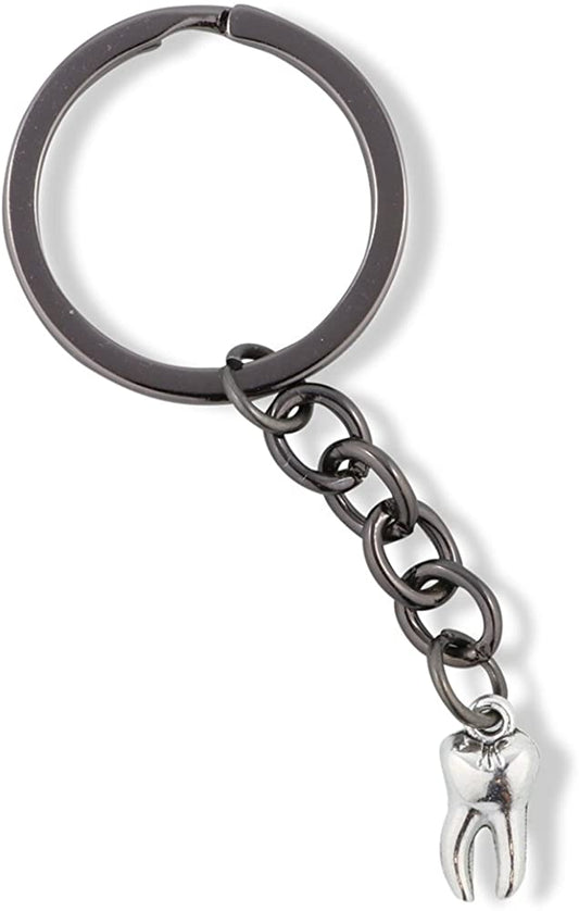 Emerald Park Jewelry Tooth Molar Charm Keychain