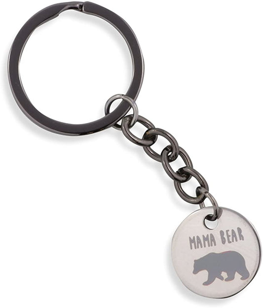Emerald Park Jewelry Mama Mother Bear Charm Keychain
