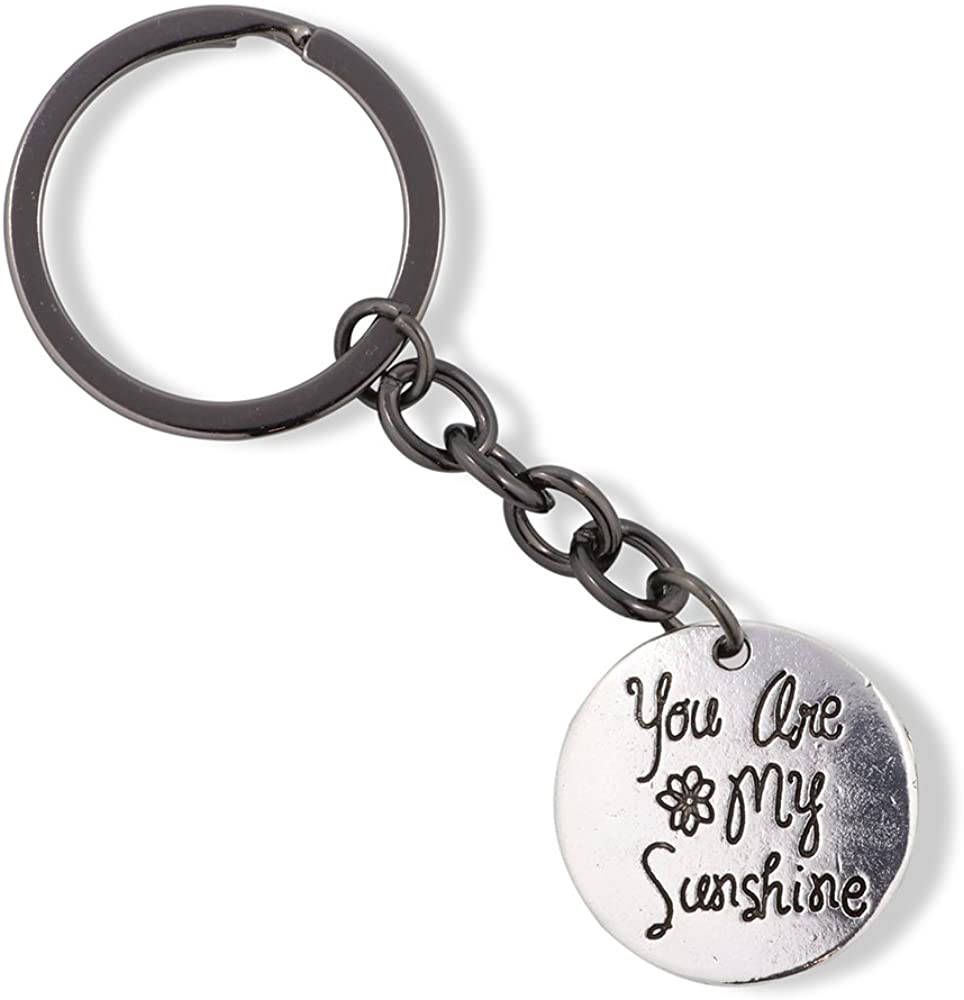 You are My Sunshine Charm Keychain