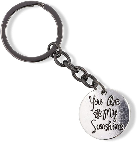 You are My Sunshine Charm Keychain