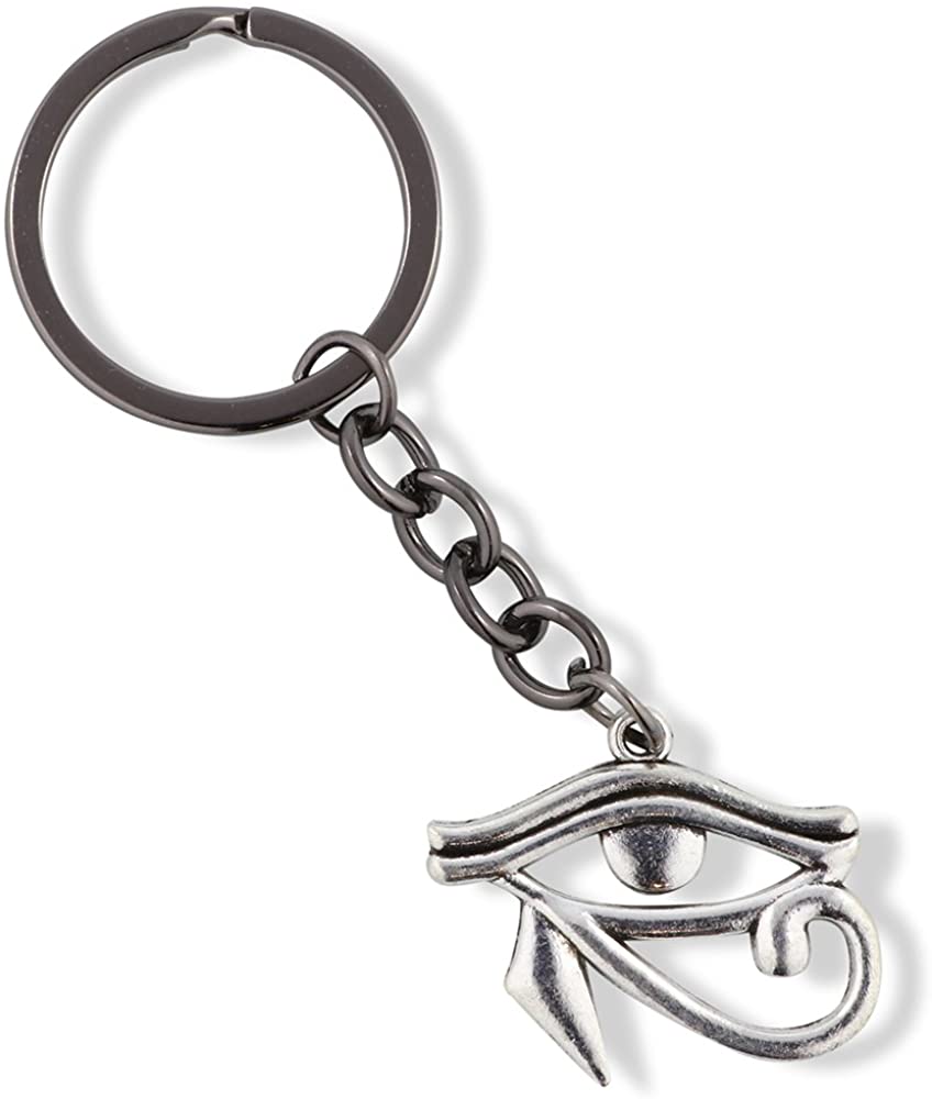 Emerald Park Jewelry Eye of Horus Charm Keychain