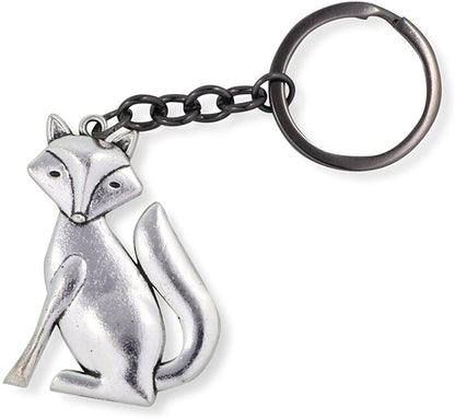 Emerald Park Jewelry Fox Keychain | Fox Charm Key Ring