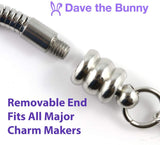 Emerald Park Jewelry Pie Bracelet | Slice of Pie Stainless Steel Snake Chain Charm Bracelet