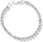 Emerald Park Jewelry Tennis Bracelet White