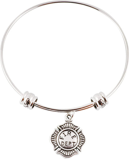Fire Department Fancy Bangle