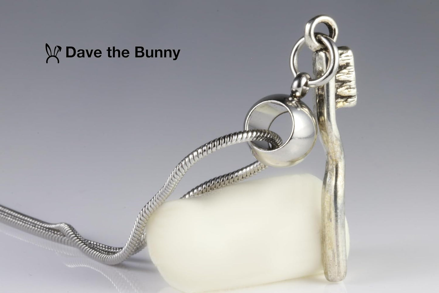 Dental Assistant Accessories - Toothbrush Charm on Stainless Steel Snake Chain with Alloy Charm, Perfect for Oral Care Professionals, Ideal Dental Assistant must haves Accessory