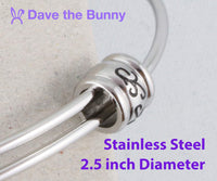 Archangel Michael | Protection Bracelets for Women Stainless Steel St Michael Bangle of Religious Jewelry for Women of Saint Michael or San Miguel Arcangel Protection Bracelet for Men and Women