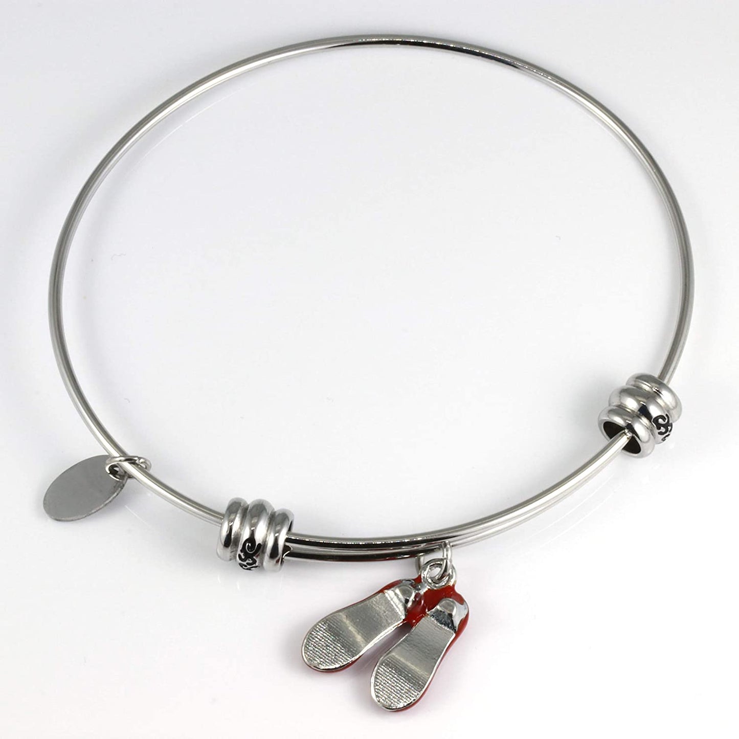 Wizard of Oz | Ruby Slippers Jewelry or Ruby Red Slippers Bracelet Bangle for Fans of The Wizard of Oz Gifts or Wizard of Oz Collectibles of Ruby Red Slippers for Dorothy from Wizard of Oz Party Favor