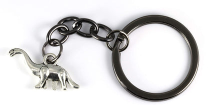 Dinosaur Keychain | Brontosaurus Key Chain for Dinosaur Lovers a Dino Keychain Bulk Fun Keychain for Women or Men a Dinosaur Key Chain or Jurassic Keychain for the Archeologist that you know