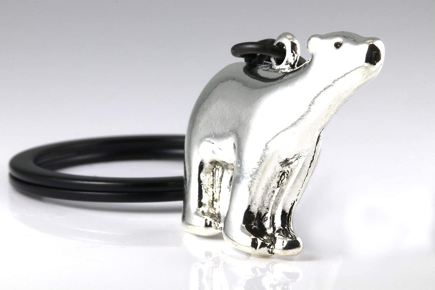 Polar Bear Keychain | Mama Bear Keychain or Grandma Bear because Polar Bear Gifts with a Polar Bear Charm are Great as a Polar Bear Party Favor or Momma Bear Gifts and Bear Gifts for Women and Men