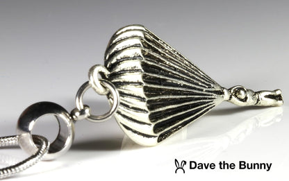 Parachute Necklace - Sky Diving Pendant Parachute for Skydiving