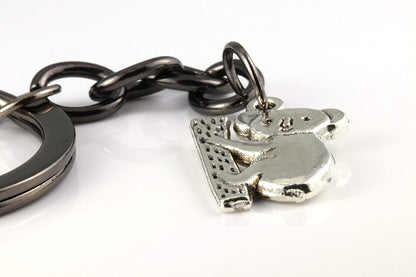 Koala Keychain | Koala of Australia Keychain or Koala Key Chain that make Perfect Koala Items to Give or Koala Party Favors for Friends Men or Women or Fans of a Koala Bear Jewelry
