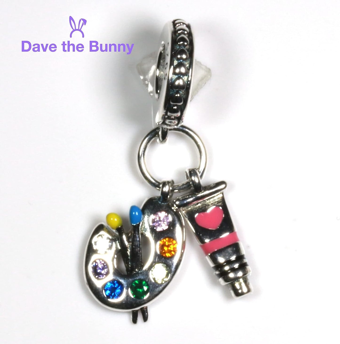 Gifts for Painters Women and Men will Love - Great Art Lovers Gifts for Women or Painters Gifts for Women and Gift for Art Lover and Art Jewelry for Women Art Charms for a nice Paint Palette Necklace