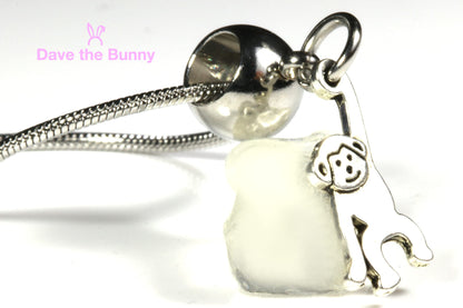 Dave The Bunny Monkey Cartoonish Necklace