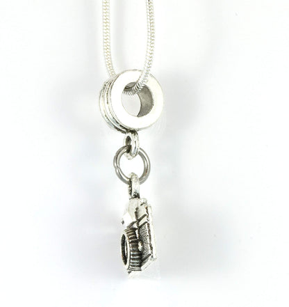 Photographer Necklace | Camera Necklace Silver Plated Snake Chain Camera Jewelry or Camera Gifts for Photographers Women or Necklace with Camera for a Photography Necklace or Camera Necklaces