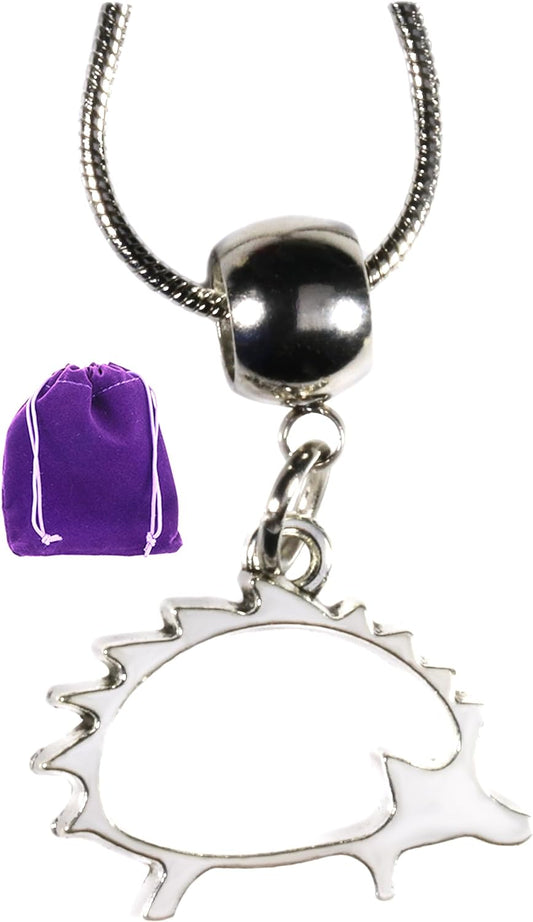 Dave The Bunny Hedgehog Necklace for Women and Men - Hedgehog Accessories and Cute Hedgehog Gifts