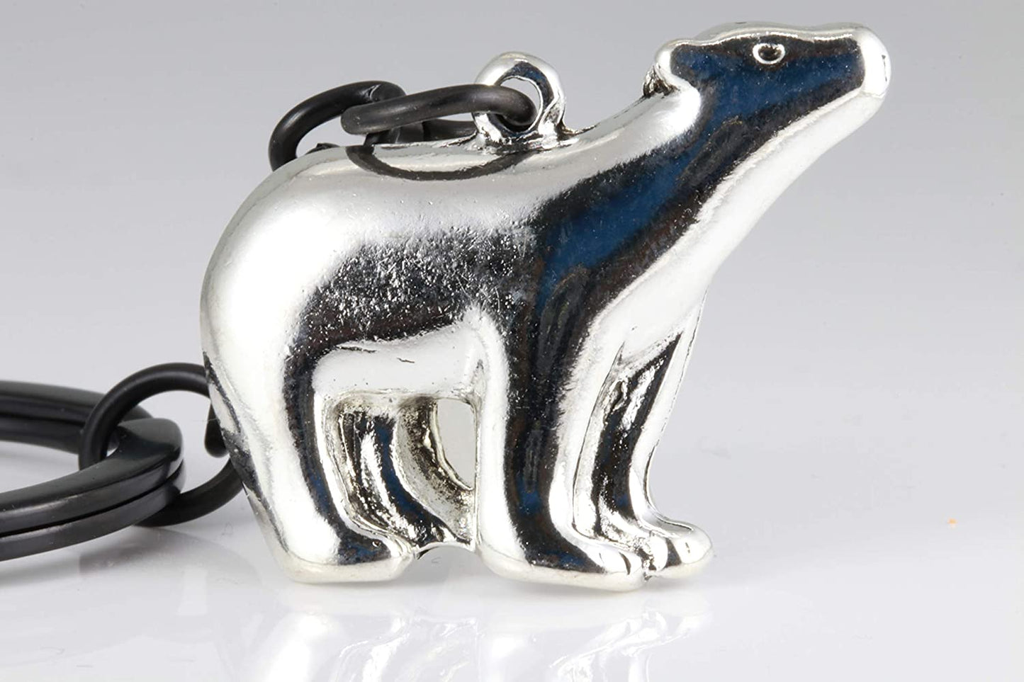 Polar Bear Keychain | Mama Bear Keychain or Grandma Bear because Polar Bear Gifts with a Polar Bear Charm are Great as a Polar Bear Party Favor or Momma Bear Gifts and Bear Gifts for Women and Men