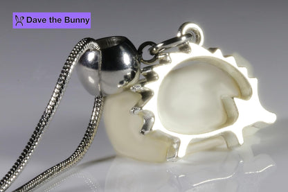 Dave The Bunny Hedgehog Necklace for Women and Men - Hedgehog Accessories and Cute Hedgehog Gifts