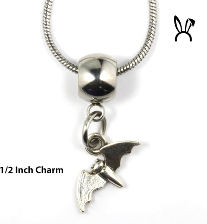 Dave The Bunny Goth Accessories for Women and Men - Bat Necklace - Ideal for Gothic Decor & Gothic Jewelry Collection Bat Jewelry for Women and Men that makes Great Goth Necklaces