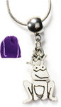 Frog Necklace - Frog with Crown Necklace Frog Charm for Frog and Toad Gifts and Wonderful Pendant Stuff Frog lovers will embrace this Sweet Frog or Frog Pendant Necklace and Frog Jewelry for Women